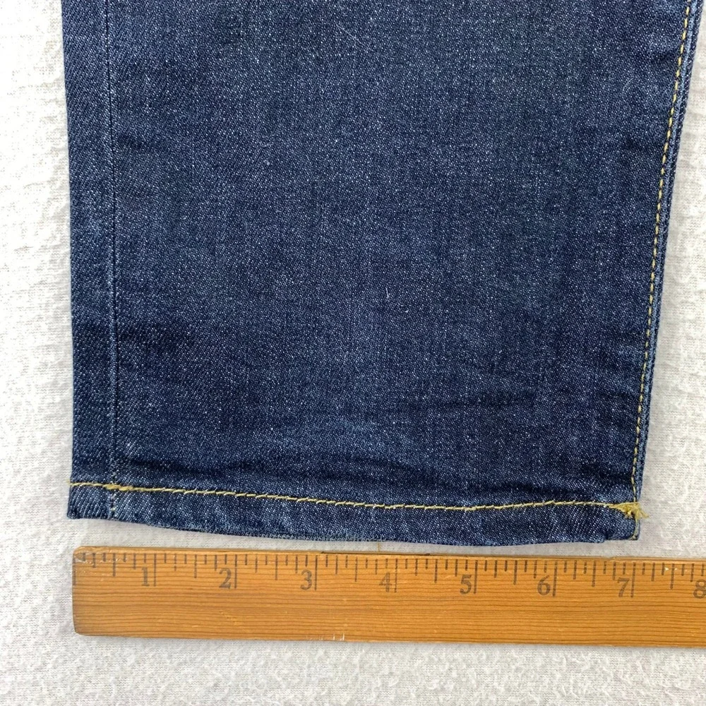 Carhartt WIP Riot Pant Jeans Mens 34x32 Dark Wash‎ Denim Stretch Workwear Slim